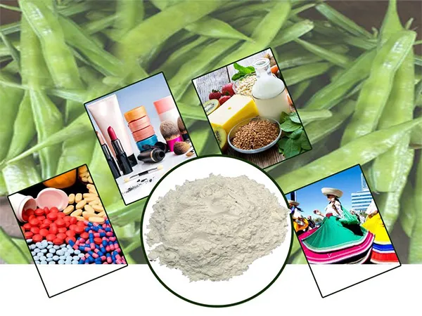 Guar gum powder for frozen foods